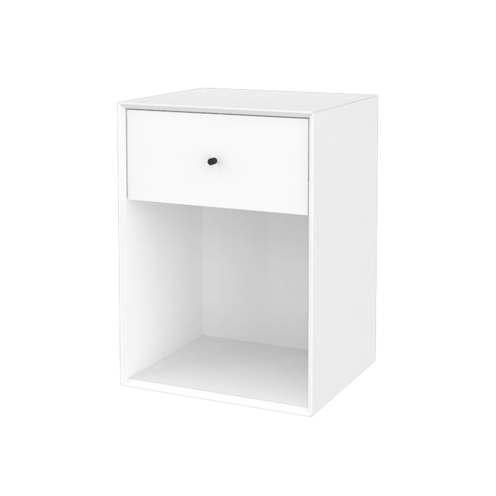 Se The Box 54 Hvid med 1 skuffe hos Storage And Shelves