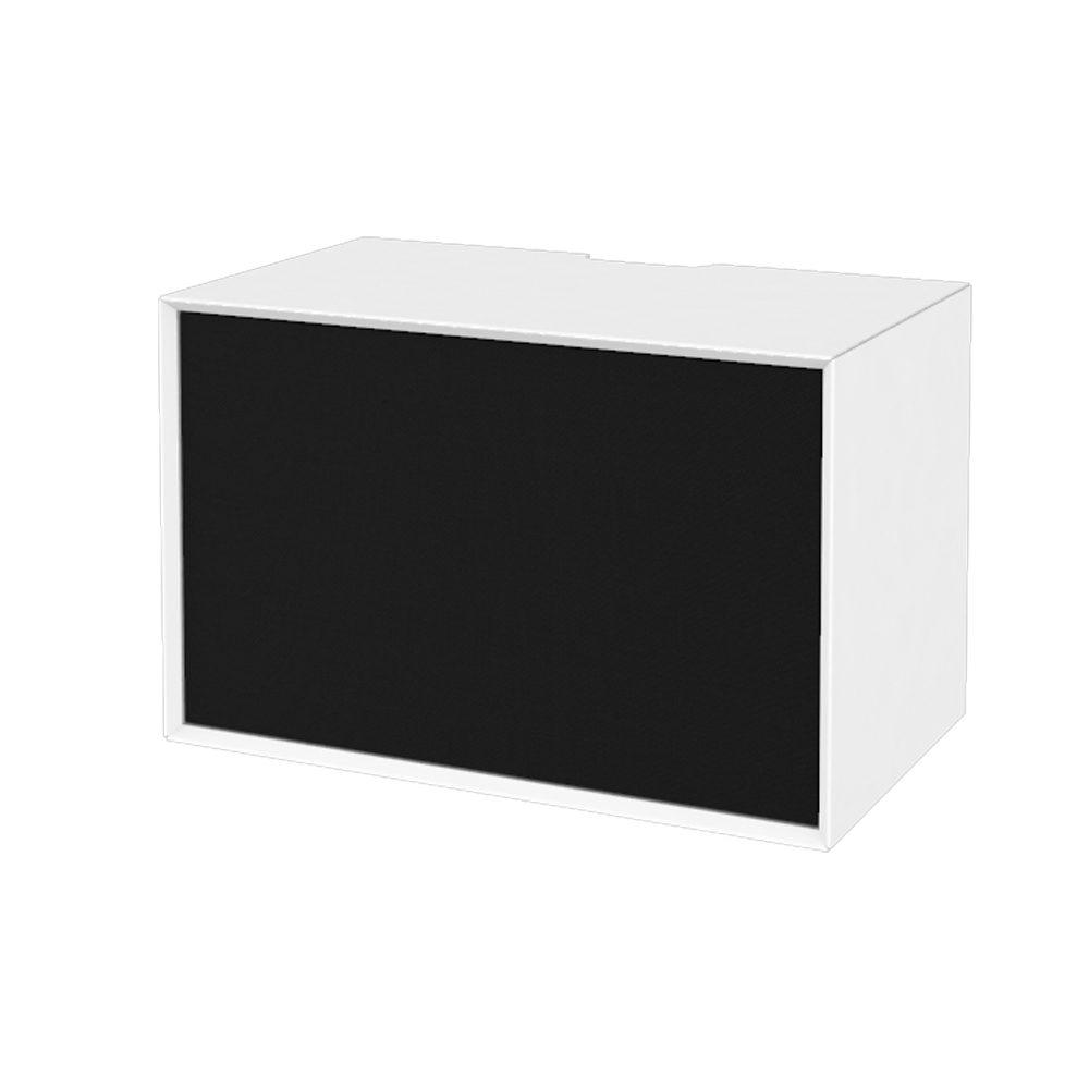 Billede af The Box HiFi Hvid med sort stofdør